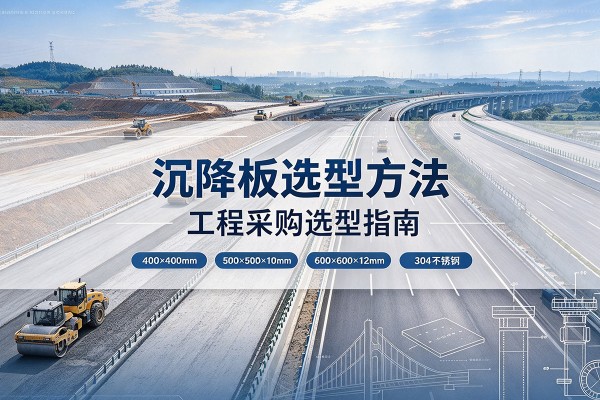 泗洪沉降板选择方法