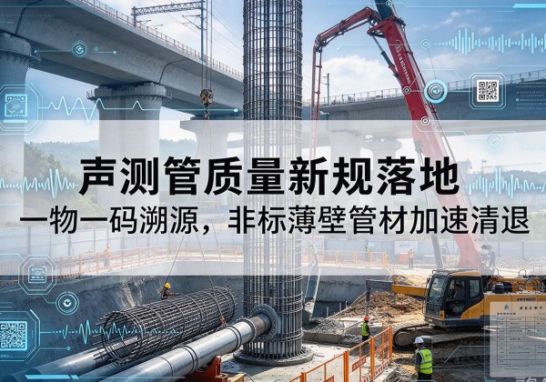 泗洪声测管质量新规落地，一物一码溯源，非标薄壁管材加速清退